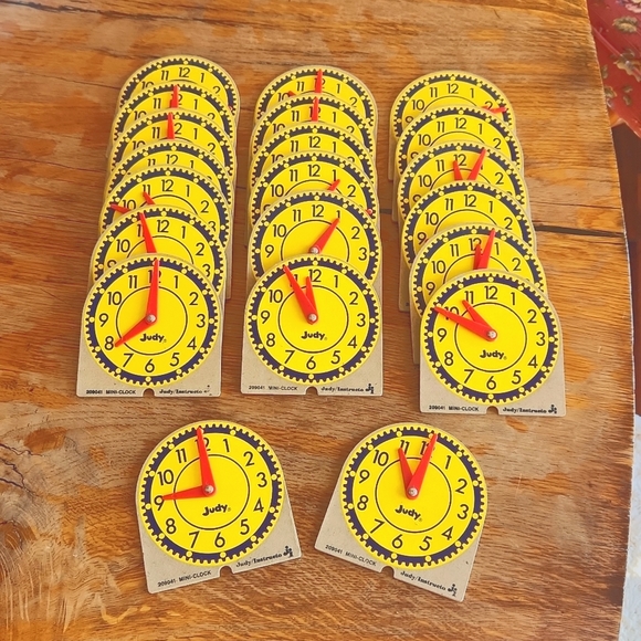 judy instructo Toys Classroom Set Of Mini Judy Clocks 2 Poshmark